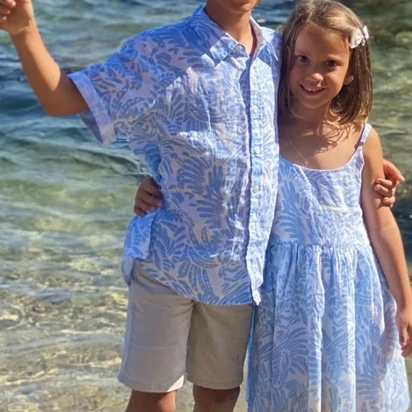 SOLD - Roller Rabbit Linen Ss shirt LIKE NEW size 8 - Picture 7 of 7